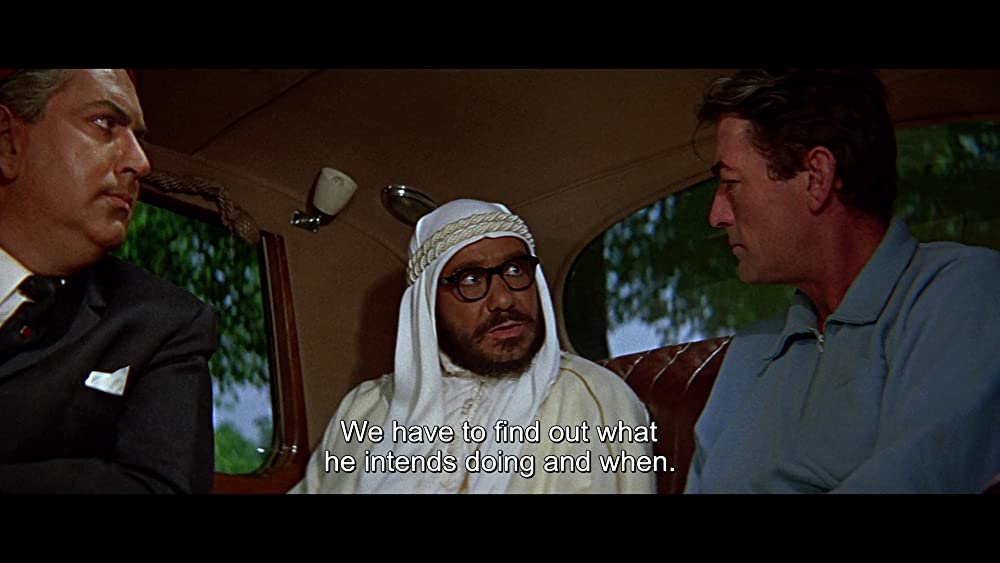 「アラベスク」グレゴリー・ペック & Carl Dueringの画像