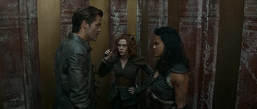 「ダンジョンズ＆ドラゴンズ／アウトローたちの誇り」ミシェル・ロドリゲス & クリス・パイン & ソフィア・リリスの画像