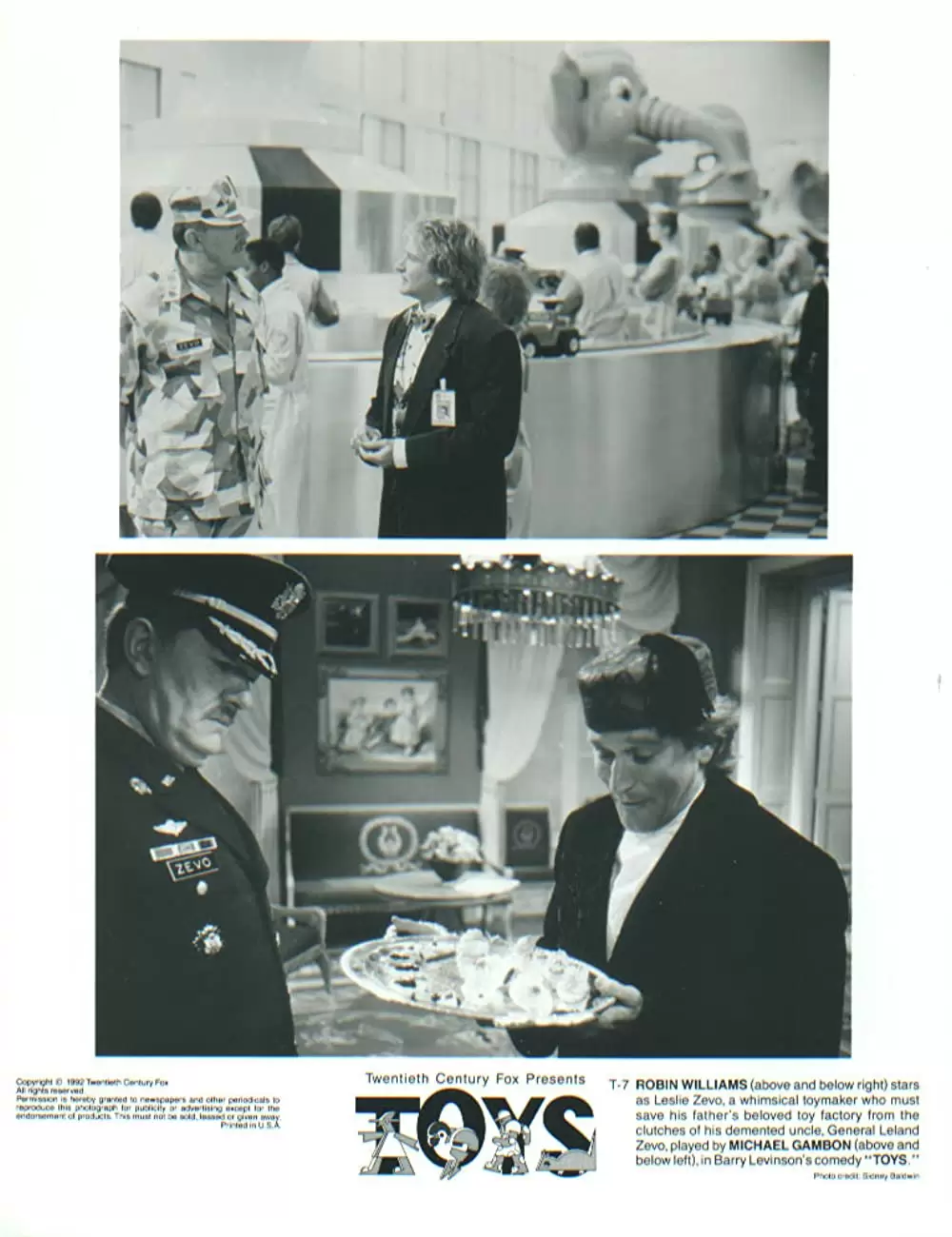 「トイズ」ロビン・ウィリアムズ & マイケル・ガンボンの画像