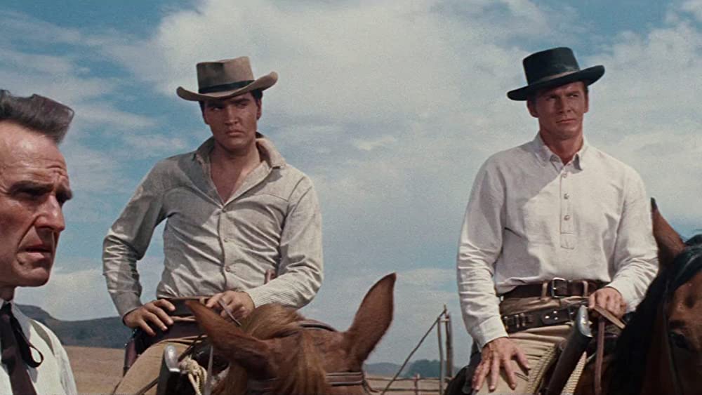 「燃える平原児」エルビス・プレスリー & スティーブ・フォレストの画像