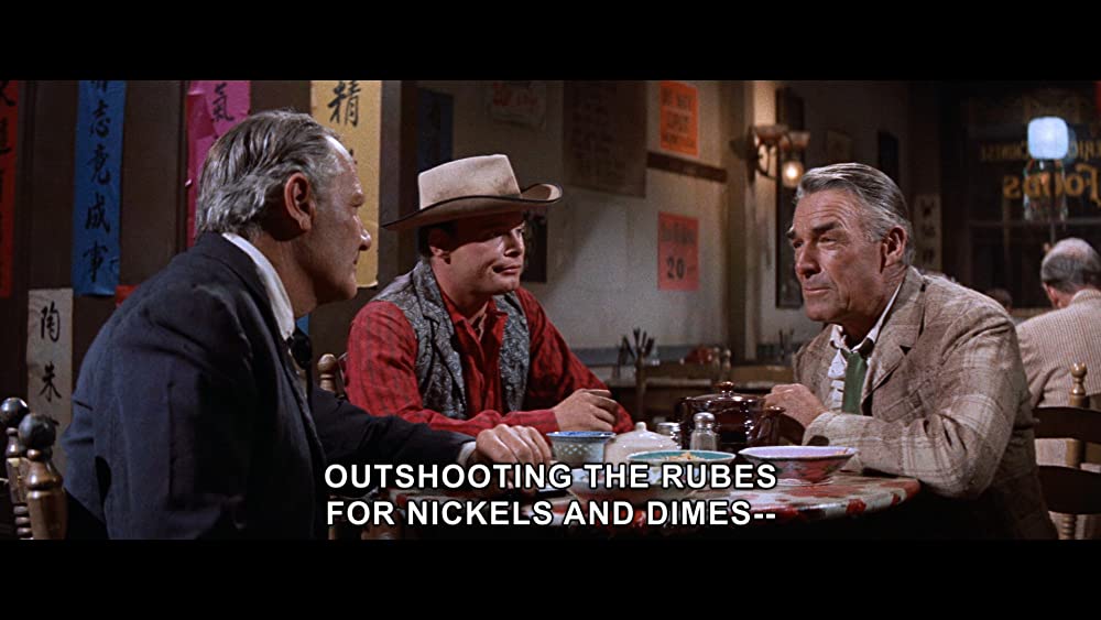 「昼下りの決斗」ランドルフ・スコット & ジョエル・マクリー & ロナルド・スターの画像