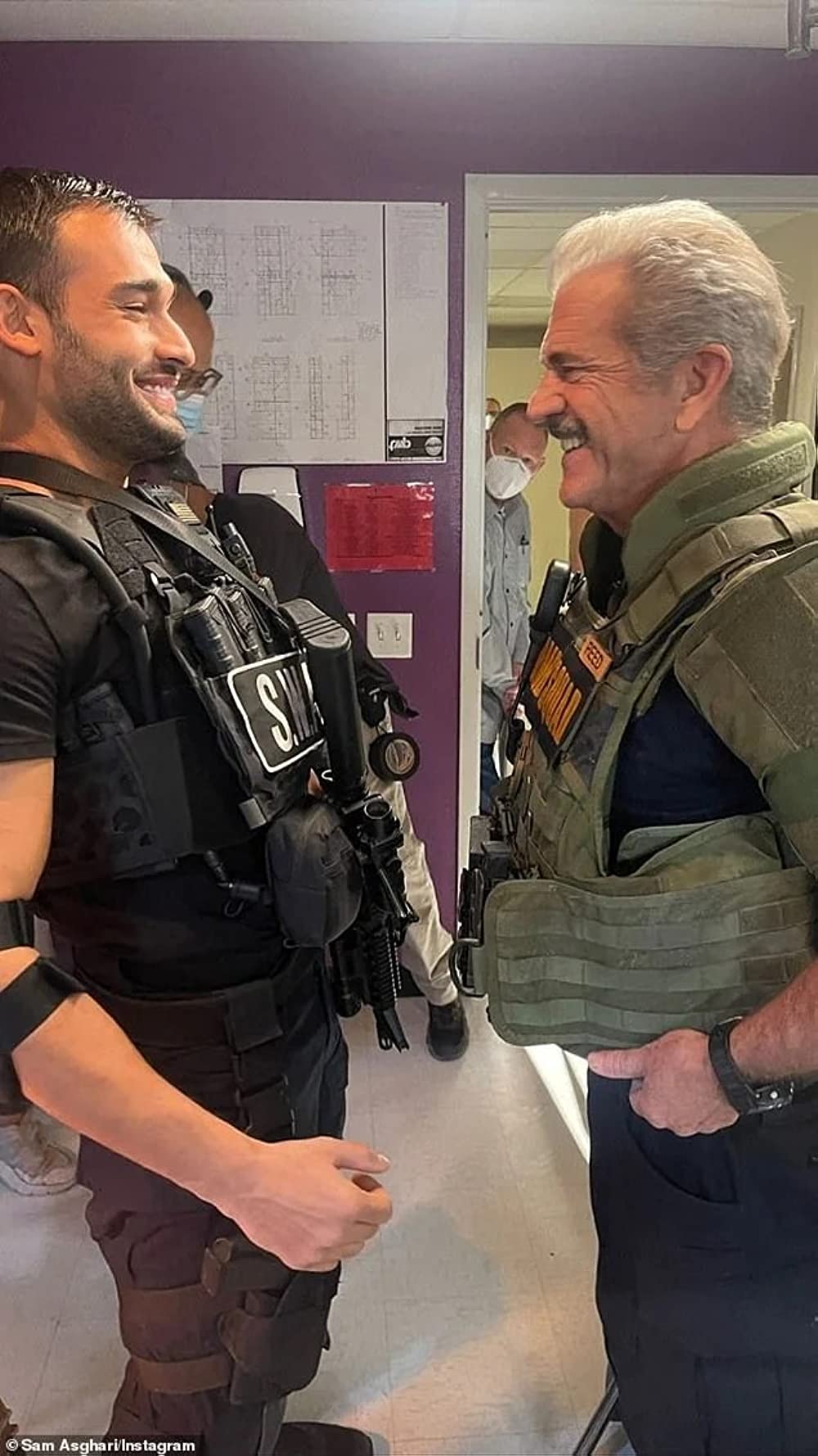 「ホット・シート」メル・ギブソン & Sam Asghariの画像