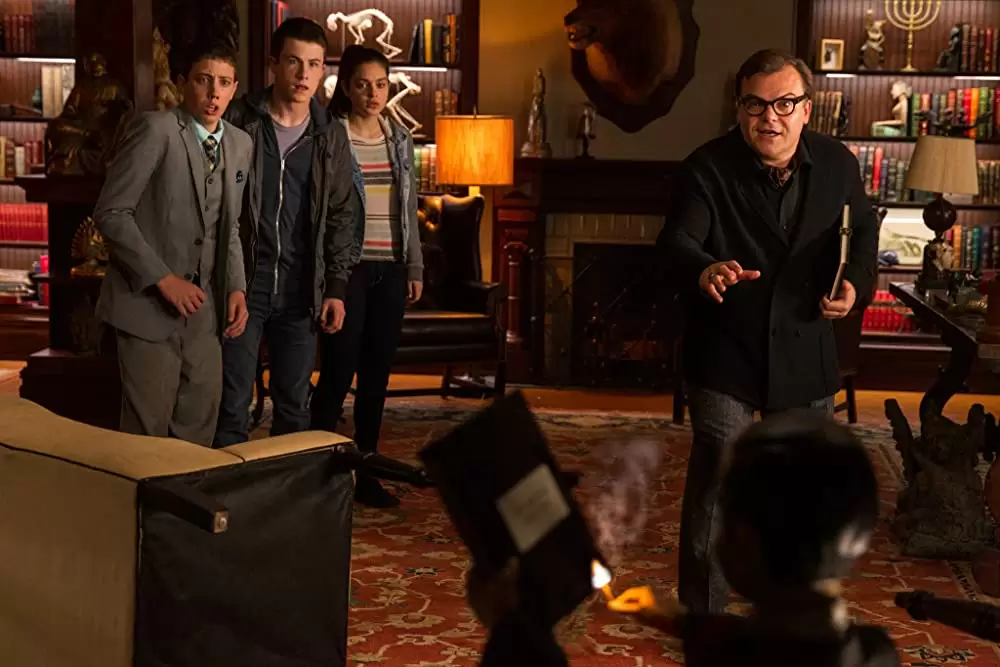 「グースバンプス モンスターと秘密の書」ジャック・ブラック & ディラン・ミネット & ライアン・リー & オデイア・ラッシュの画像