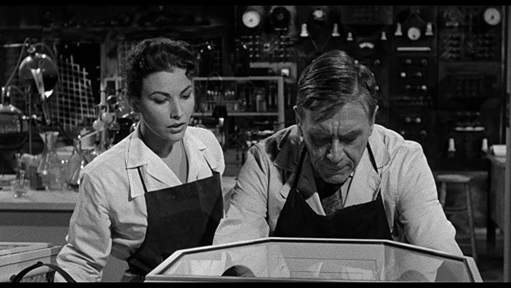 「世紀の怪物／タランチュラの襲撃」レオ・G・キャロル & Mara Cordayの画像