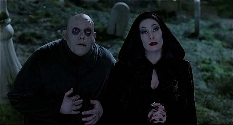 「アダムス・ファミリー」クリストファー・ロイド & アンジェリカ・ヒューストンの画像