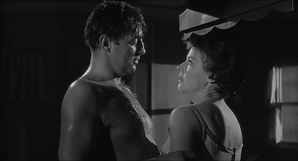 「恐怖の岬／ケープ・フィアー」ロバート・ミッチャム & ポリー・バーゲンの画像