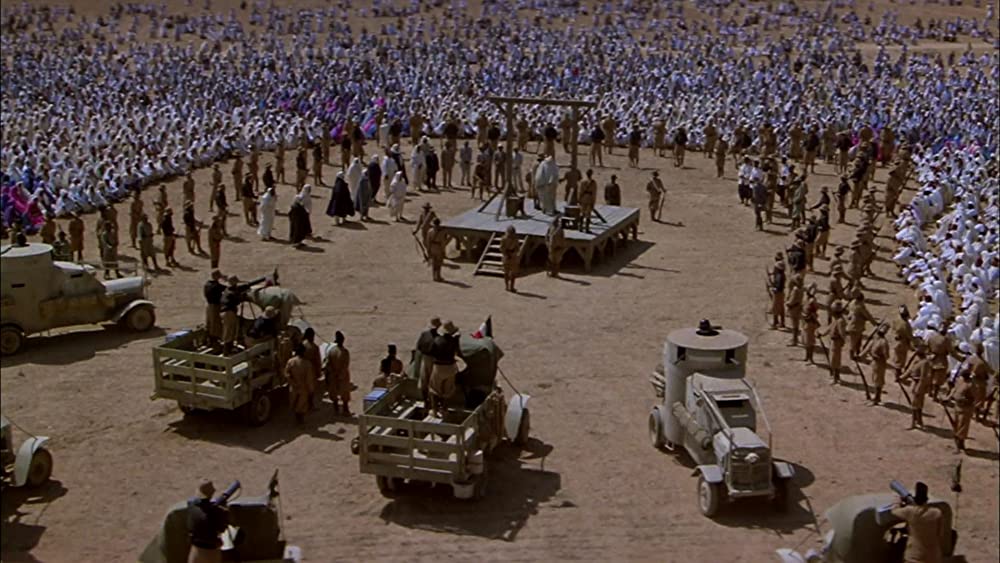 砂漠のライオンの画像