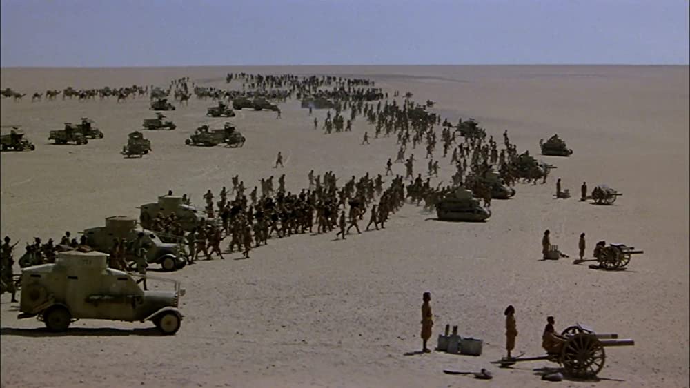 砂漠のライオンの画像