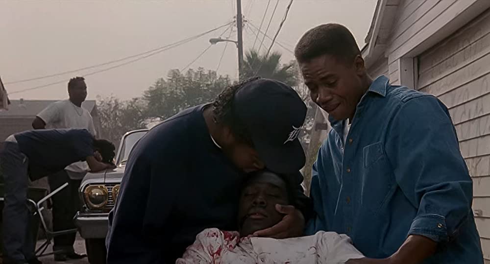 「ボーイズ'ン・ザ・フッド」キューバ・グッディング・Jr. & アイス・キューブ & モリス・チェスナット & ティラ・フェレルの画像