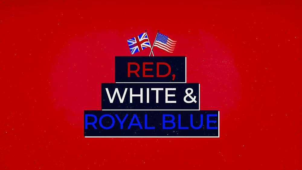 赤と白とロイヤルブルーの画像