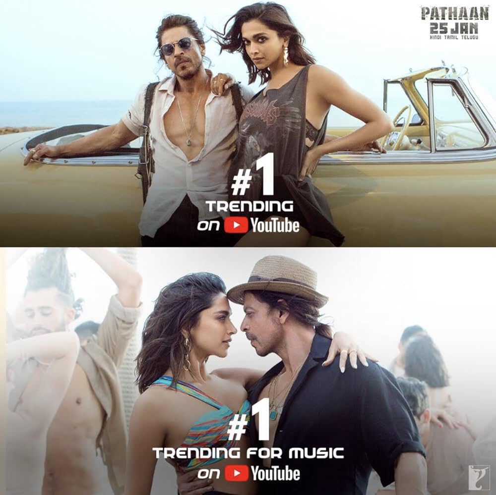 「PATHAAN／パターン」シャー・ルク・カーン & ディーピカー・パードゥコーンの画像