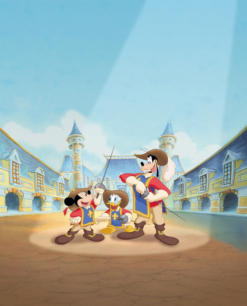 ミッキー、ドナルド、グーフィーの三銃士の画像