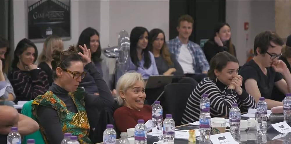 「ゲーム・オブ・スローンズ：ラスト・ウォッチ」レナ・ヘディ & メイジー・ウィリアムズ & エミリア・クラーク & アイザック・ヘンプステッド・ライトの画像