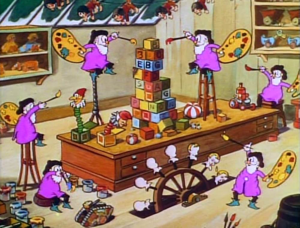 サンタのオモチャ工房の画像