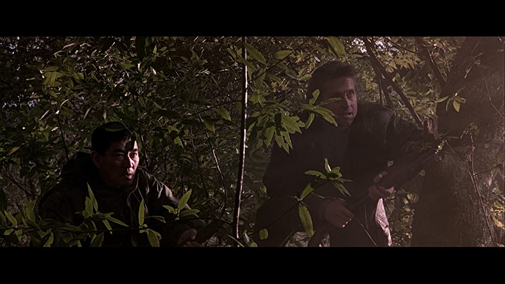 「ブラック・レイン」マイケル・ダグラス & 高倉健の画像