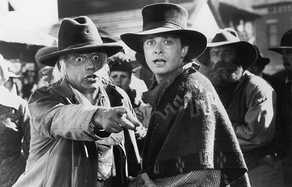 「バック・トゥ・ザ・フューチャーPART3」マイケル・J・フォックス & クリストファー・ロイドの画像