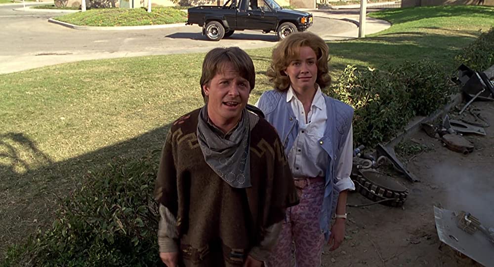 「バック・トゥ・ザ・フューチャーPART3」マイケル・J・フォックス & エリザベス・シューの画像