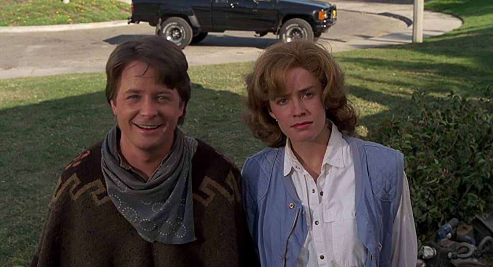 「バック・トゥ・ザ・フューチャーPART3」マイケル・J・フォックス & エリザベス・シューの画像