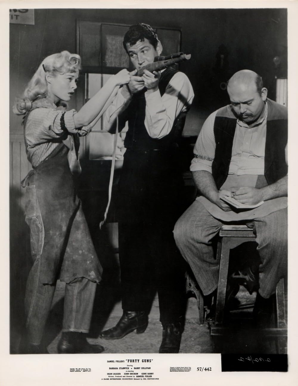 「四十挺の拳銃」ジーン・バリー & イブリン・ブレント & Gerald Miltonの画像