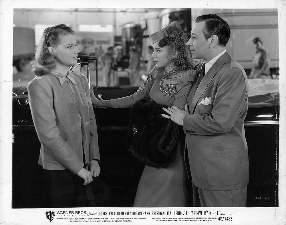 「夜までドライブ」アイダ・ルピノ & ジョージ・ラフト & アン・シェリダンの画像