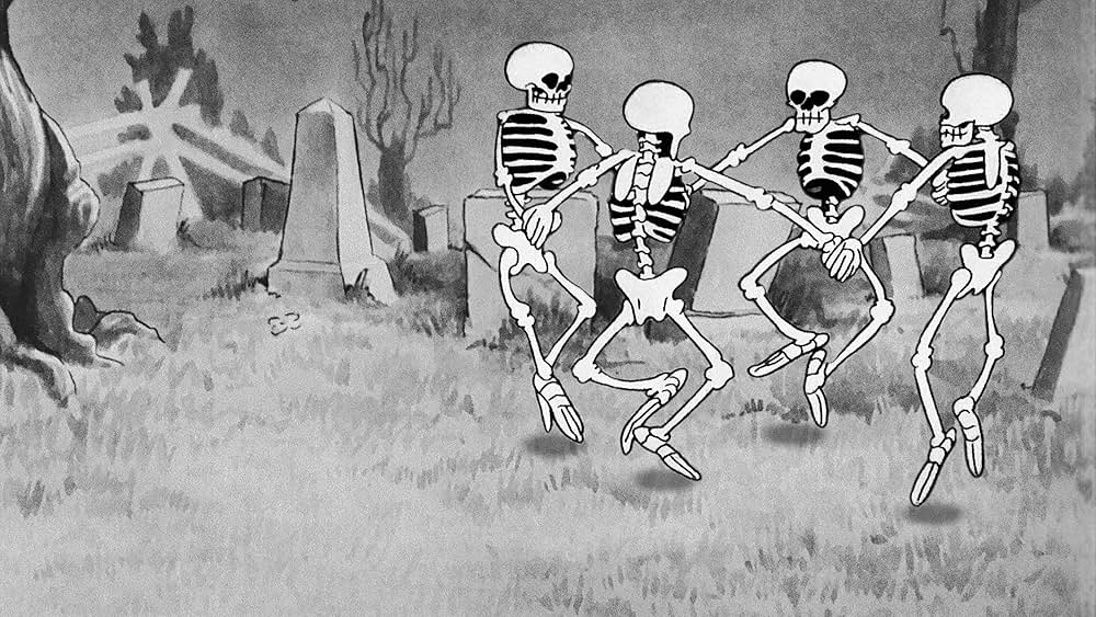 骸骨の踊りの画像