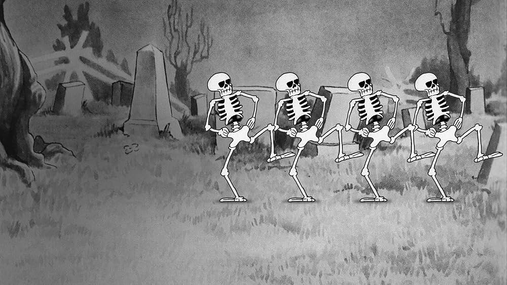 骸骨の踊りの画像