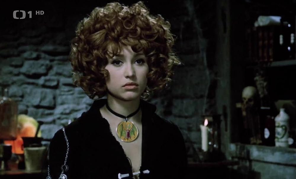 ほうきに乗った女の子の画像