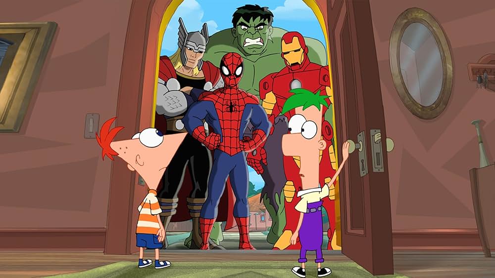 フィニアスとファーブ／マーベル・ヒーロー大作戦の画像