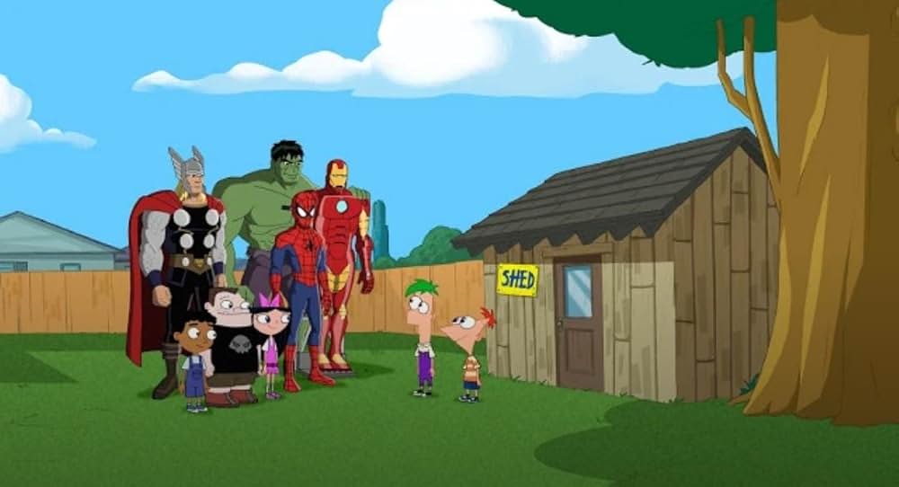 フィニアスとファーブ／マーベル・ヒーロー大作戦の画像