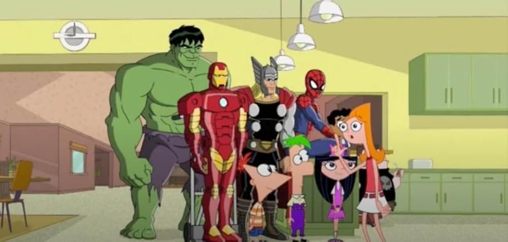 フィニアスとファーブ／マーベル・ヒーロー大作戦の画像