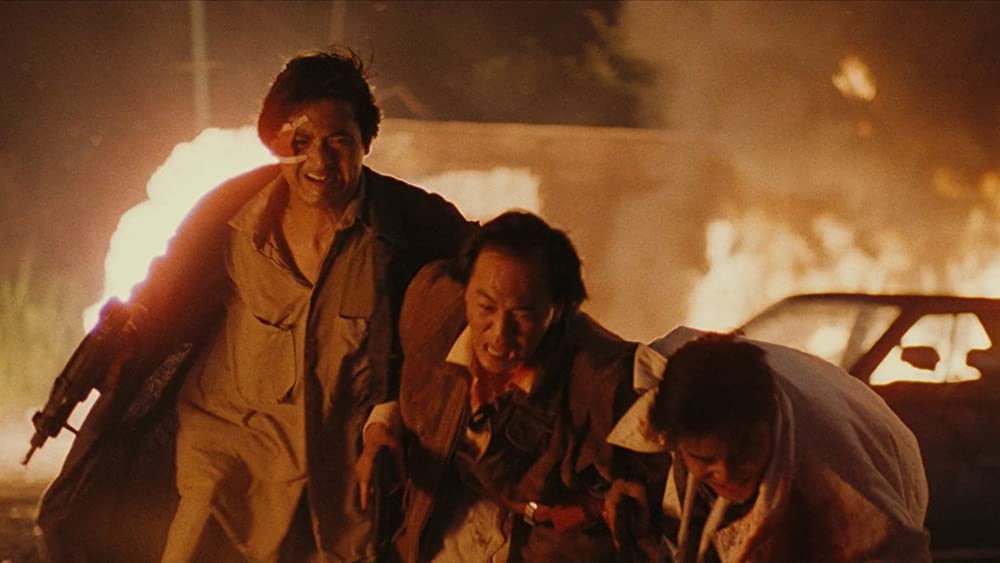 「男たちの挽歌」小马哥 & レスリー・チャン & ティ・ロンの画像