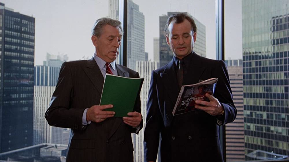 「3人のゴースト」ロバート・ミッチャム & ビル・マーレイの画像