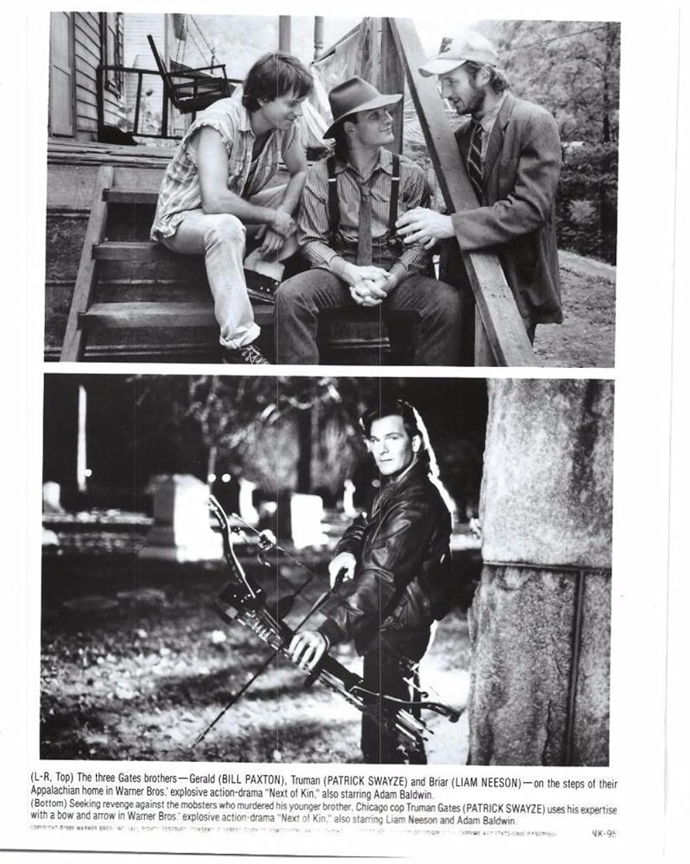 「パトリック・スウェイジ／復讐は我が胸に」ビル・パクストン & リーアム・ニーソン & パトリック・スウェイジの画像
