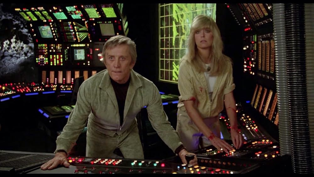 「スペース・サタン」カーク・ダグラス & ファラ・フォーセットの画像