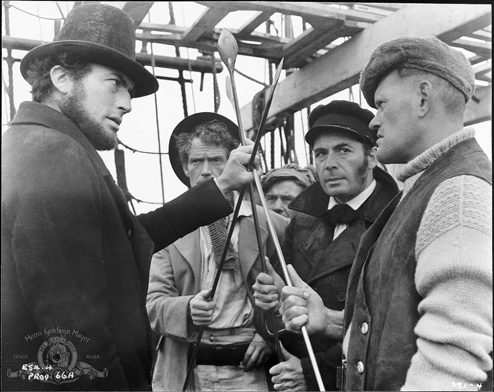 「白鯨」グレゴリー・ペック & ハリー・アンドリュース & レオ・ゲンの画像