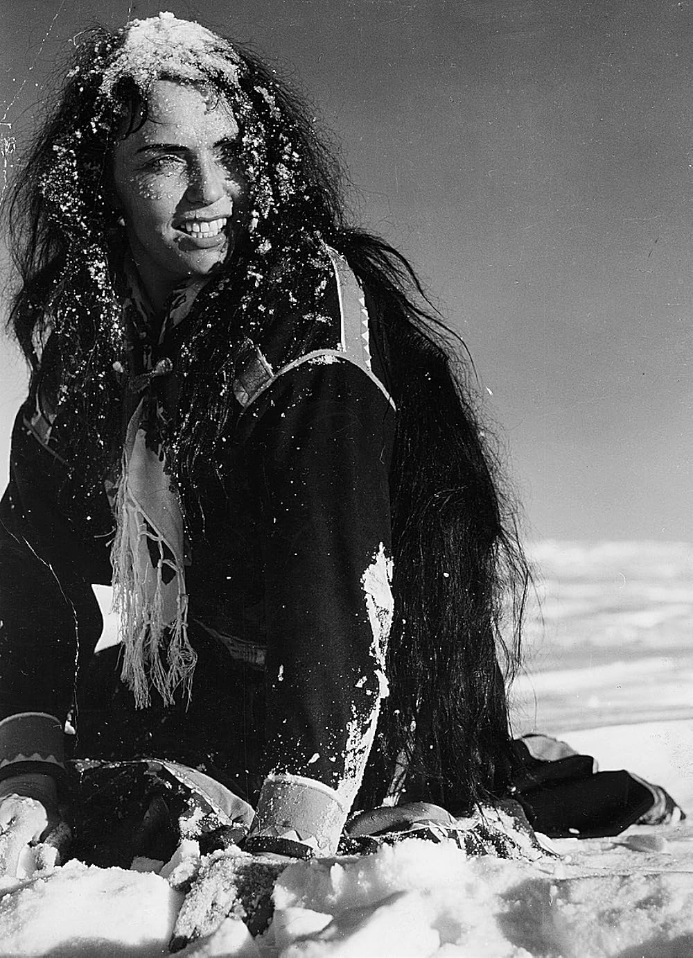 白いトナカイの画像