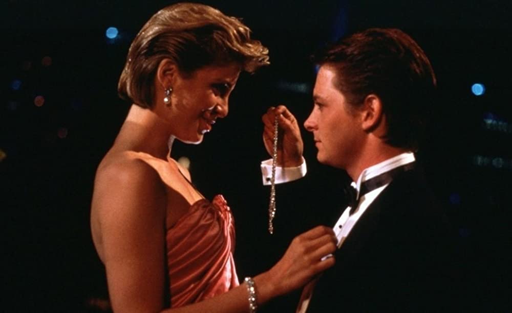 「摩天楼はバラ色に」マイケル・J・フォックス & ヘレン・スレイターの画像