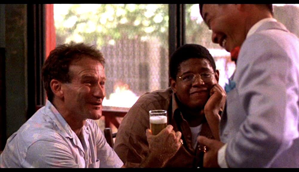 「グッドモーニング，ベトナム」ロビン・ウィリアムズ & フォレスト・ウィテカー & Cu Ba Nguyenの画像