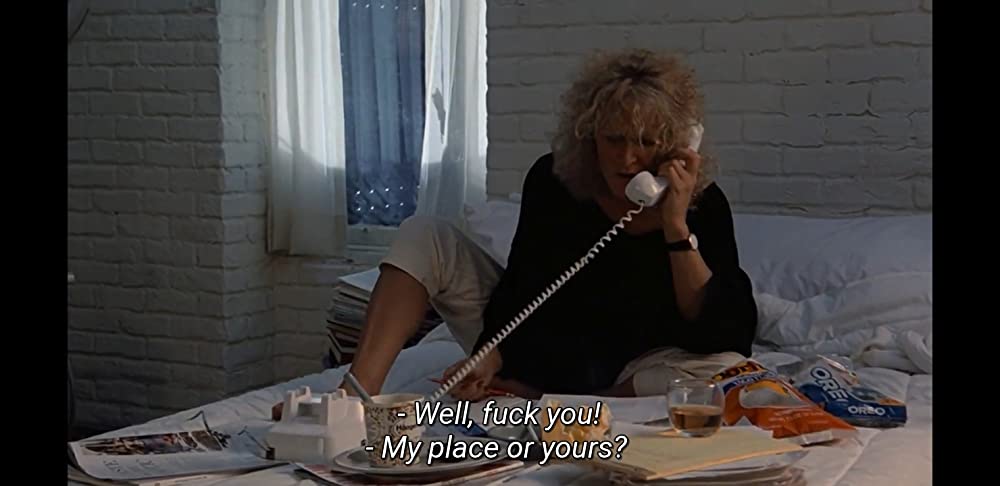 「危険な情事」マイケル・ダグラス & グレン・クローズの画像