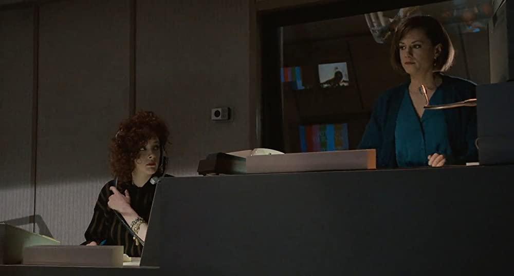 「ブロードキャスト・ニュース」ジョーン・キューザック & ホリー・ハンターの画像