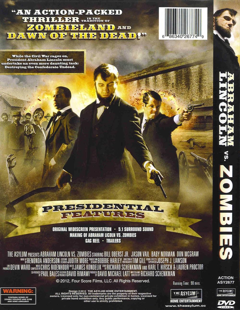 リンカーン vs ゾンビの画像