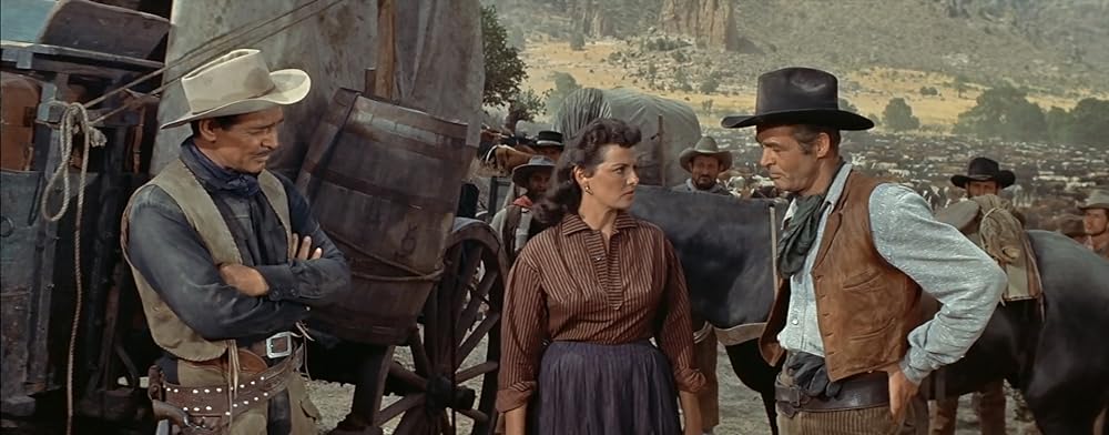 「たくましき男たち」クラーク・ゲーブル & ジェーン・ラッセル & ロバート・ライアンの画像