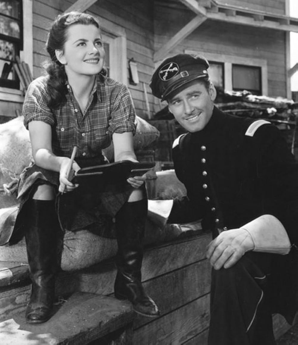 「カンサス騎兵隊」オリビア・デ・ハビランド & エロール・フリンの画像