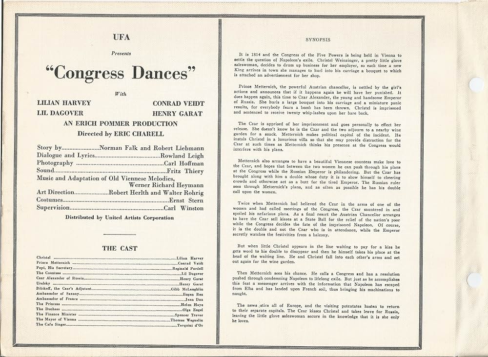 會議は踊る／会議は踊るの画像