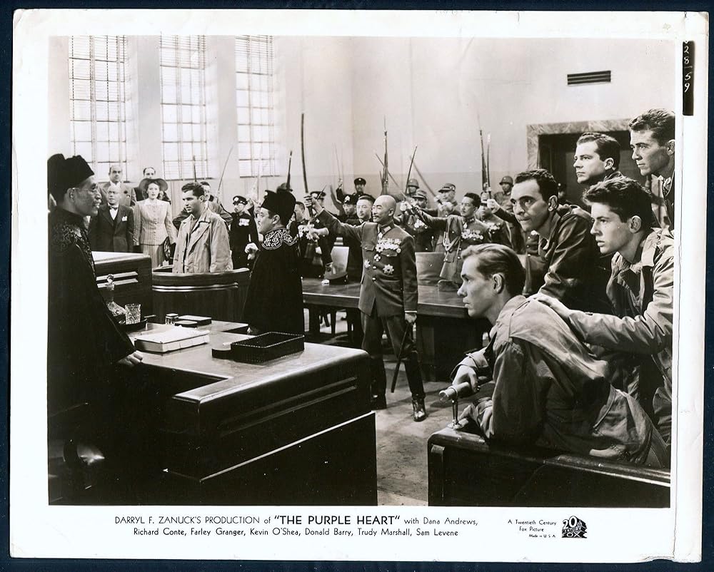 「パープル・ハート」ダナ・アンドリュース & リチャード・コンテ & ファーリー・グレンジャー & サム・レベン & リチャード・ルーの画像