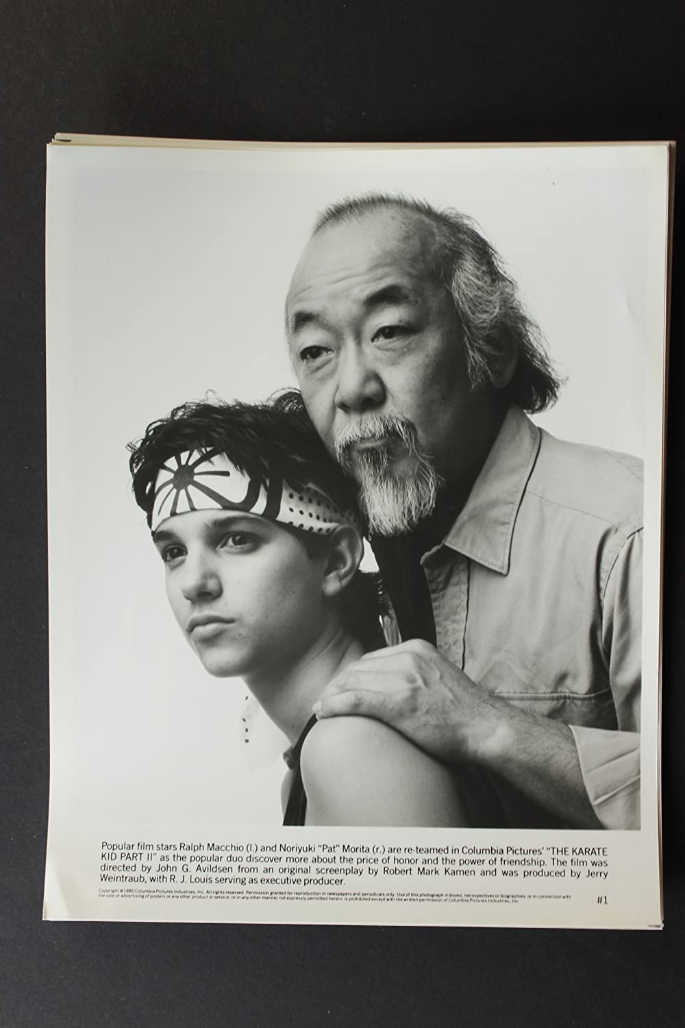 「ベスト・キッド2」ラルフ・マッチオ & 森田则之の画像