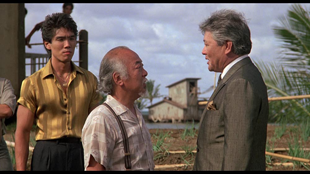 「ベスト・キッド2」森田则之 & ダニー・カメコナ & ユージ・オクモトの画像