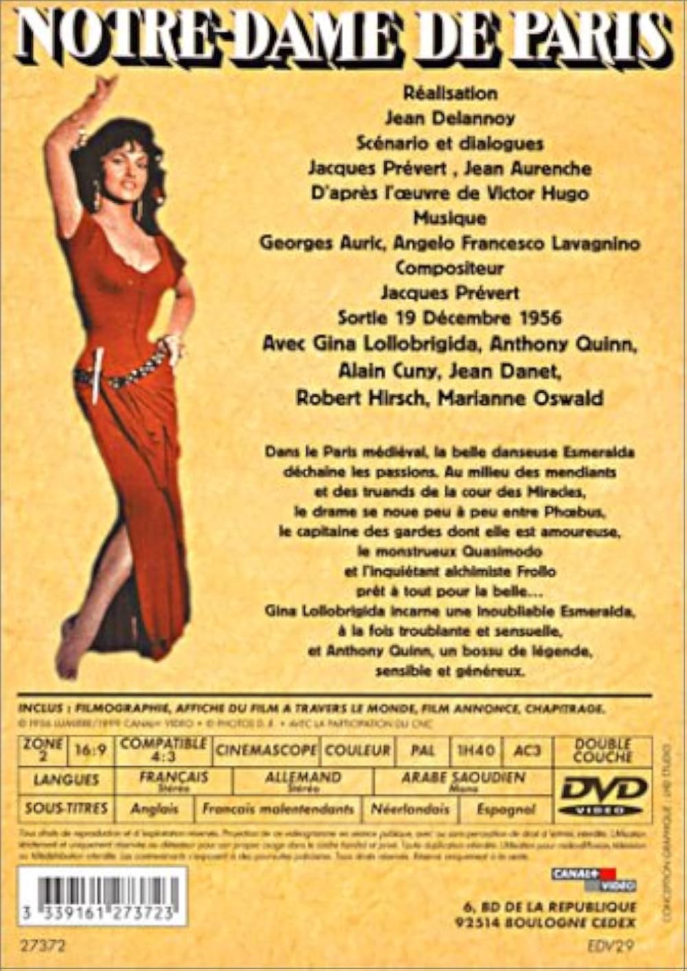 ノートルダムのせむし男／ノートルダム・ド・パリの画像