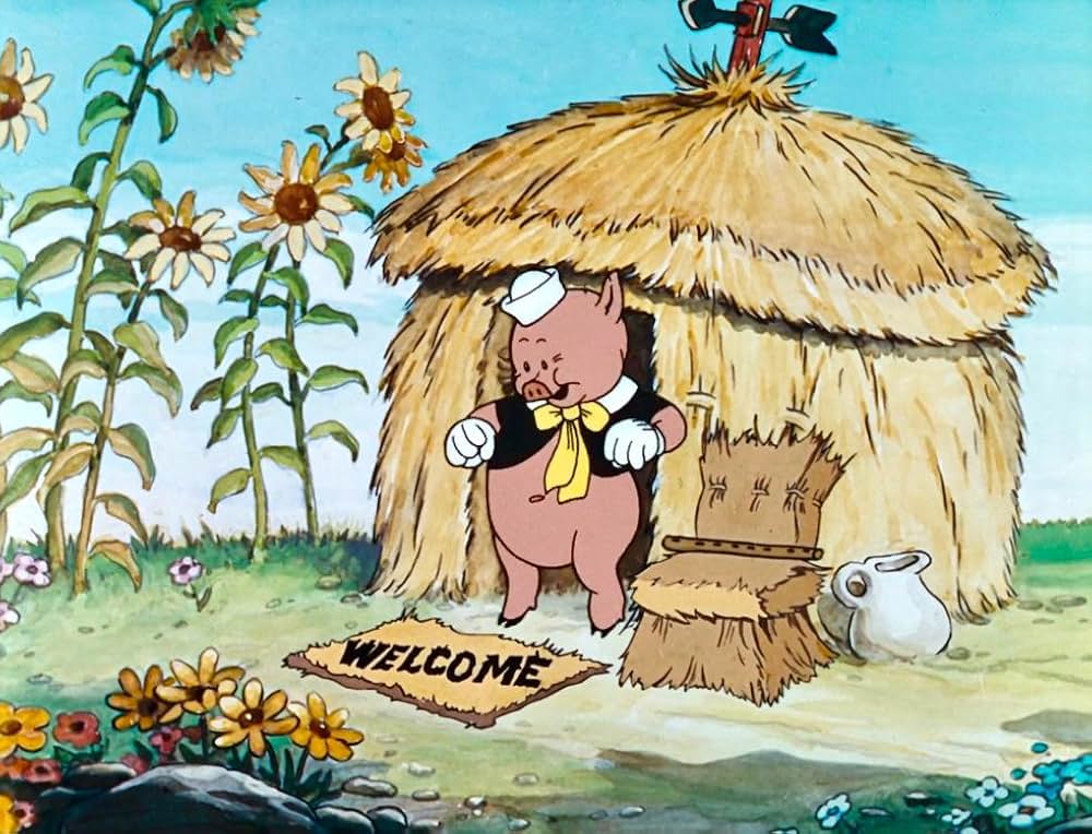 三匹の子ぶたの画像