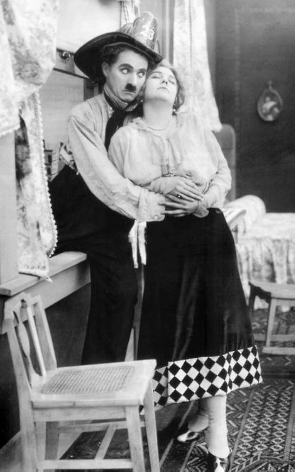 「チャップリンの消防士」チャールズ・スペンサー・チャップリンの画像